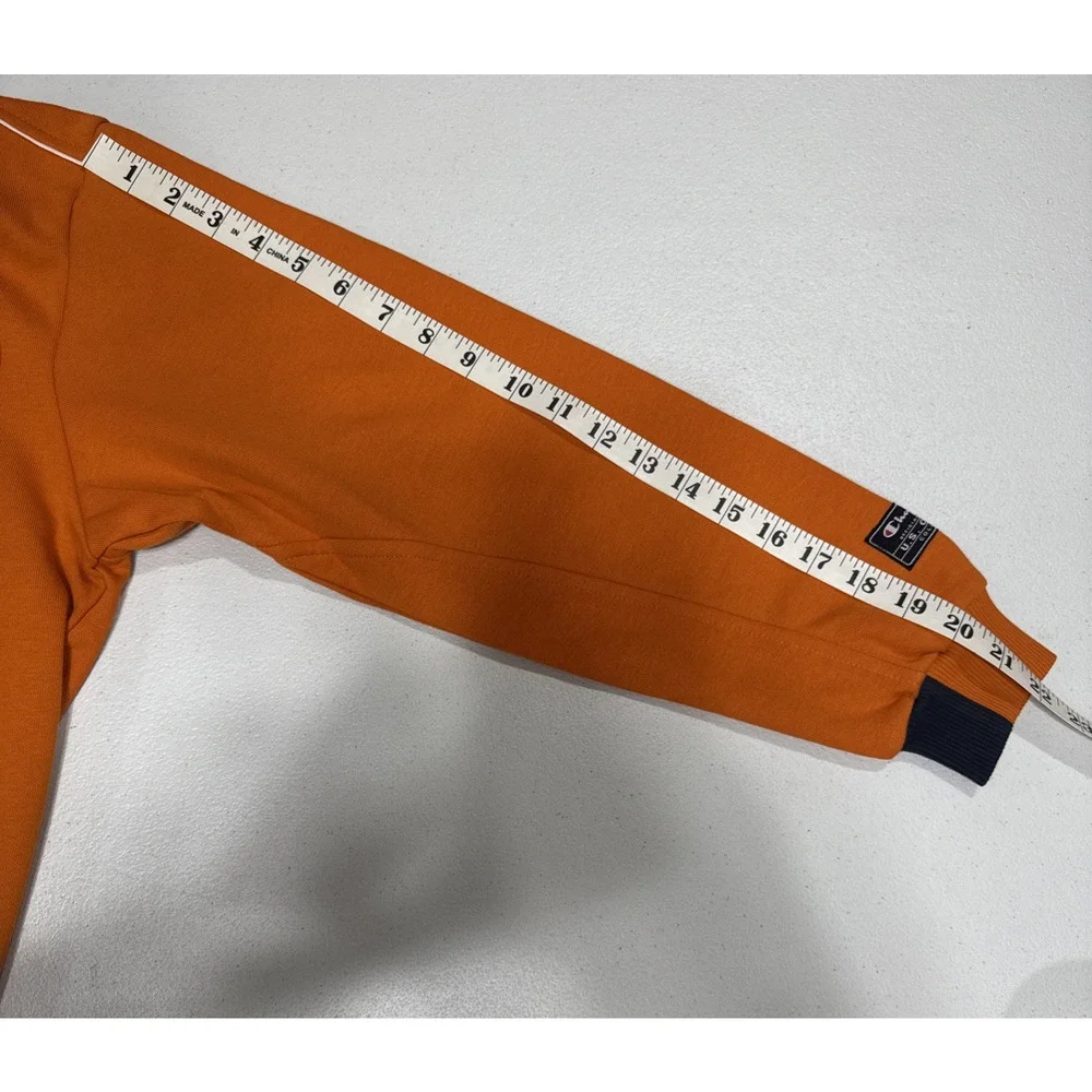 Champion Youth University of North Carolina Full Zip Jacket Orange Boys XL 13-14